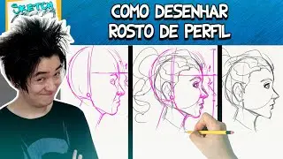 Como DESENHAR um ROSTO de LADO - Sketch Crás | ft. Thiago Spyked
