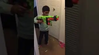 Aryan's Zombie Nerf Gun!
