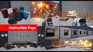 Destructible Props with VFX [UE4]