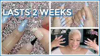 Applying KISS Press On Nails with Dip Base Coat