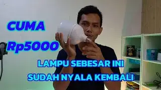 SERVIS LAMPU 40 WATT CUMA 5 RIBU !!! #servislampuled #servislampu #tutorial #tutorreal