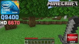 Minecraft 1.21 with SODIUM mod - Core 2 Quad Q9400 + HD 6670 1GB