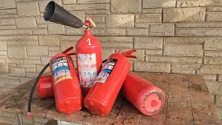Few people know the secret of old fire extinguishers. A brilliant idea!