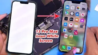 iPhone 13 Pro Max issue White Screen Fix DIY Without Replace New LCD Fix Yourself At Home