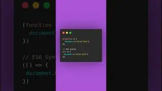 Beginner JS Tutorial IIFE Immediate Invoke Function Expression In 15 Second #shorts #javascript