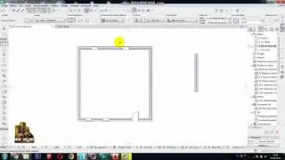 Explique L'interface d'Archicad  en français : Tutoriel  utile pour comprendre le logiciel ArchiCAD