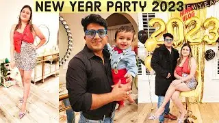 New year party Desi Style in California / 2023 / #desiinamerica #newyearparty #hindivlog