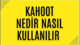 #Kahoot #Nedir? #Nasıl #Kullanılır?