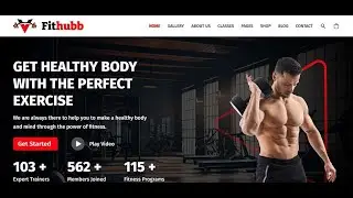 Gym & Personal Coach Website in React.js, TypeScript with Tailwind CSS