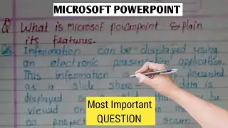 20. Microsoft powerpoint explain it's features #Power point presentation | Ms power point