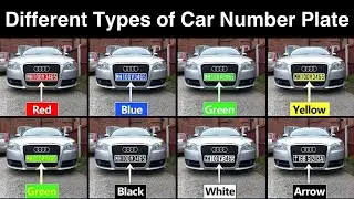 Types Of Vehicle Number Plates In India | भारत में इन नंबर प्लेट का क्या मतलब होता है?
