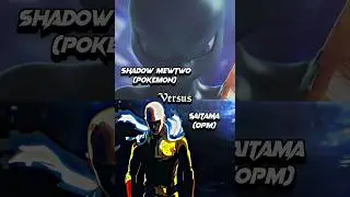Shadow Mewtwo Vs Saitama #pokemon