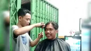 Potong Rambut Model Comaher. Bang Aryo