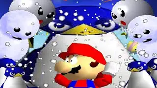Super Mario 64 bloopers: Cool Cool Mayhem