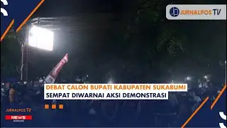 Debat Perdana Calon Bupati Kabupaten Sukabumi Sempat Memanas, Diwarnai Adu Yel-Yel, Aksi Demonstrasi