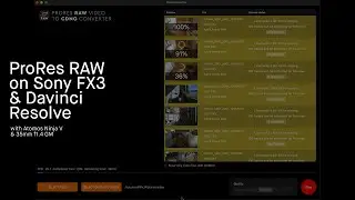 ProRes RAW on Sony FX3 & Davinci Resolve | with Atomos Ninja V & 35mm f1.4 GM