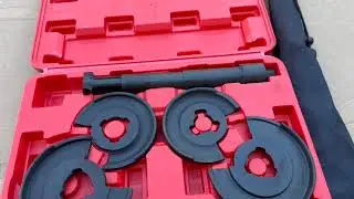 Removing the rear spring on W123, 124, 126