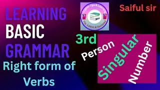 Third Person Singular Number