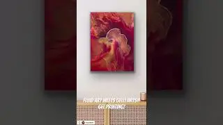 Products available at www.gelliarts.com ♥️ #shorts #gelprinting #fluidart #gelliarts #artist