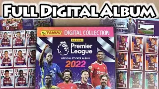 COMPLETE ALBUM DIGITAL PRINT | Panini Premier League 2022 Digital Sticker Album | Complete Showcase