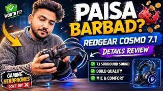 Redgear Cosmo 7.1 headphones | review is it worth the hype | honest review 2025  under 2000 headphon