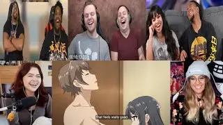 BUNNY GIRL SENPAI EPISODE 1 REACTION MASHUP!!