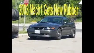 My 2003 Mach1 finally gets new rubber.