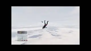 Car falling off jet in GTA V