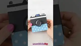 Cámara de fotos de cartulina - Regalo original para el Día del Padre