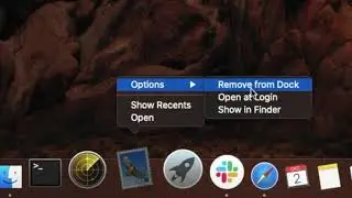 Removing App from Dock - MacOS