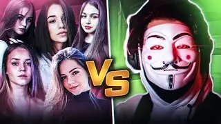 5 kız vs 1 hileci (cs:go)