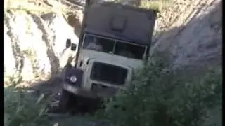 Kais Magirus Deutz Jupiter kämpft sich durch Schlammloch