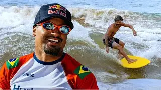 1ª VEZ SURFANDO ONDA DE RIO - HAWAII