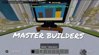Minecraft Master Builders minigame: I won