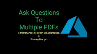 Ask Questions To Multiple PDFs Using LlamaIndex