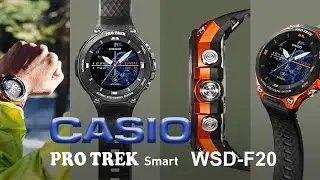 Casio announced smartwatch  with Android Wear 2.0, with offline maps and low-power GPS.
