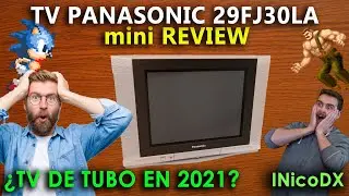 Review TV CRT Panasonic 29FJ30LA - Analisis en español 2021