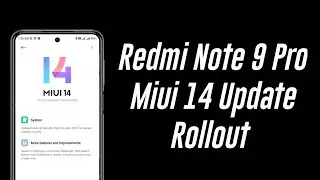 Redmi Note 9 Pro Miui 14 Update Miui 14.0.3.0 Rollout | Miui 14 Update Redmi Note 9 Pro