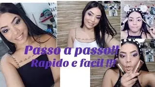 Maquiagem Roxa Super facil,  Passo a Passo !!! 💜💜💜💜