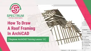 How To Draw A Roof Framing In ArchiCAD Tutorial
