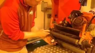 Adjusting Height of Cut on Reel Mower
