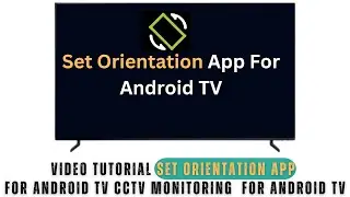 Set Orientation for Android| How to Set Orientation App for Android TV