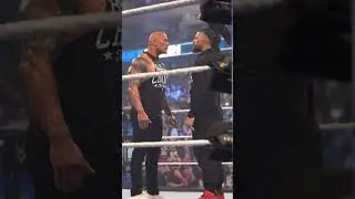 We're still processing this... 😮‍💨🔥 #WWE #TheRock #RomanReigns