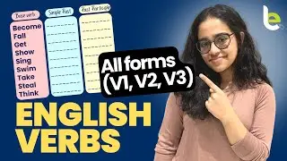 All Forms ( V1, V2, V3) Of Common English Verbs | English Speaking Practice With Ananya 