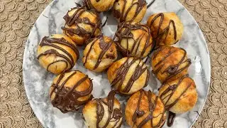 Only 2 ingredients Air Fryer Donuts! Quick & Easy!