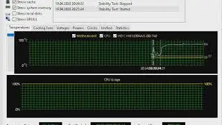 Стресс тест Ryzen 1600X + Куллер DeepCool GammaXX 300