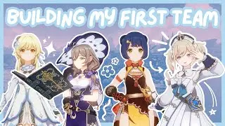 let's build my first genshin team! || my new account ₊✩‧₊˚౨ৎ˚₊✩‧₊