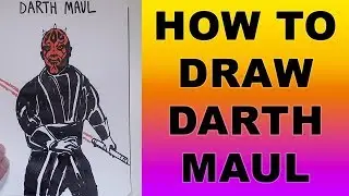 How to Draw Darth Maul