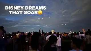DISNEY DREAMS THAT SOAR (Drone Show) #disneyworld #disneysprings #drone #viral