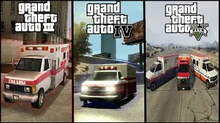 ЭВОЛЮЦИЯ СКОРОЙ ПОМОЩИ В СЕРИИ GTA (1997-2024)